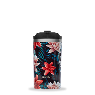 Qwetch Travel mug tropical noir 300ml - 10514